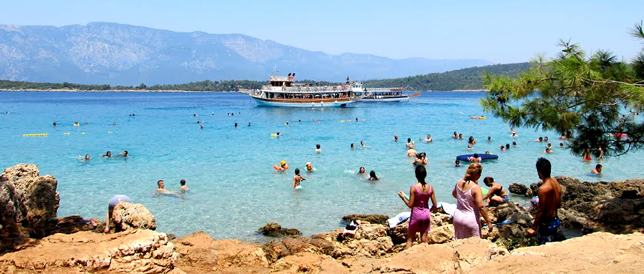 Marmaris İncekum Koyu ve Plajı Marmaris İncekum Koyu ve Plajı