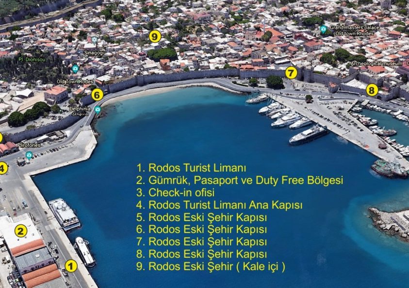 Rodos Adası Turist Limanı
