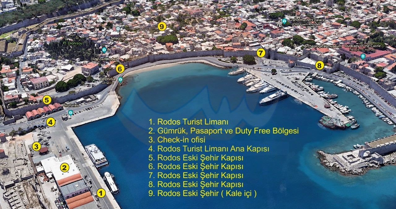 Rodos Adası Turist Limanı