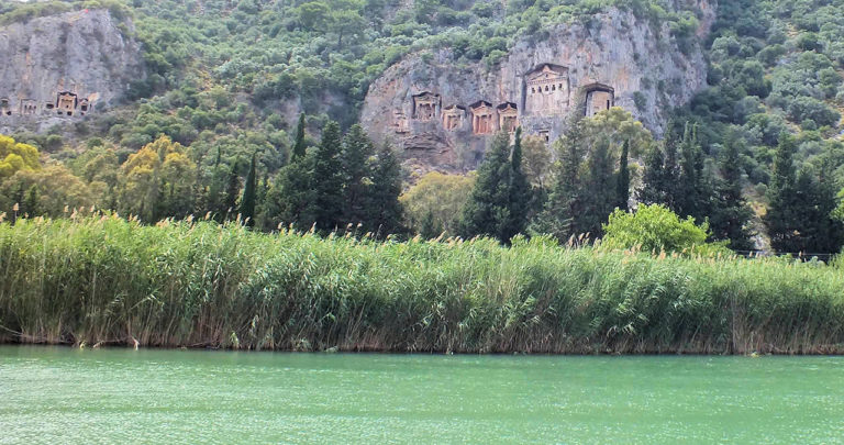 Dalyan Nehri ve Kaunos Kral Mezarları