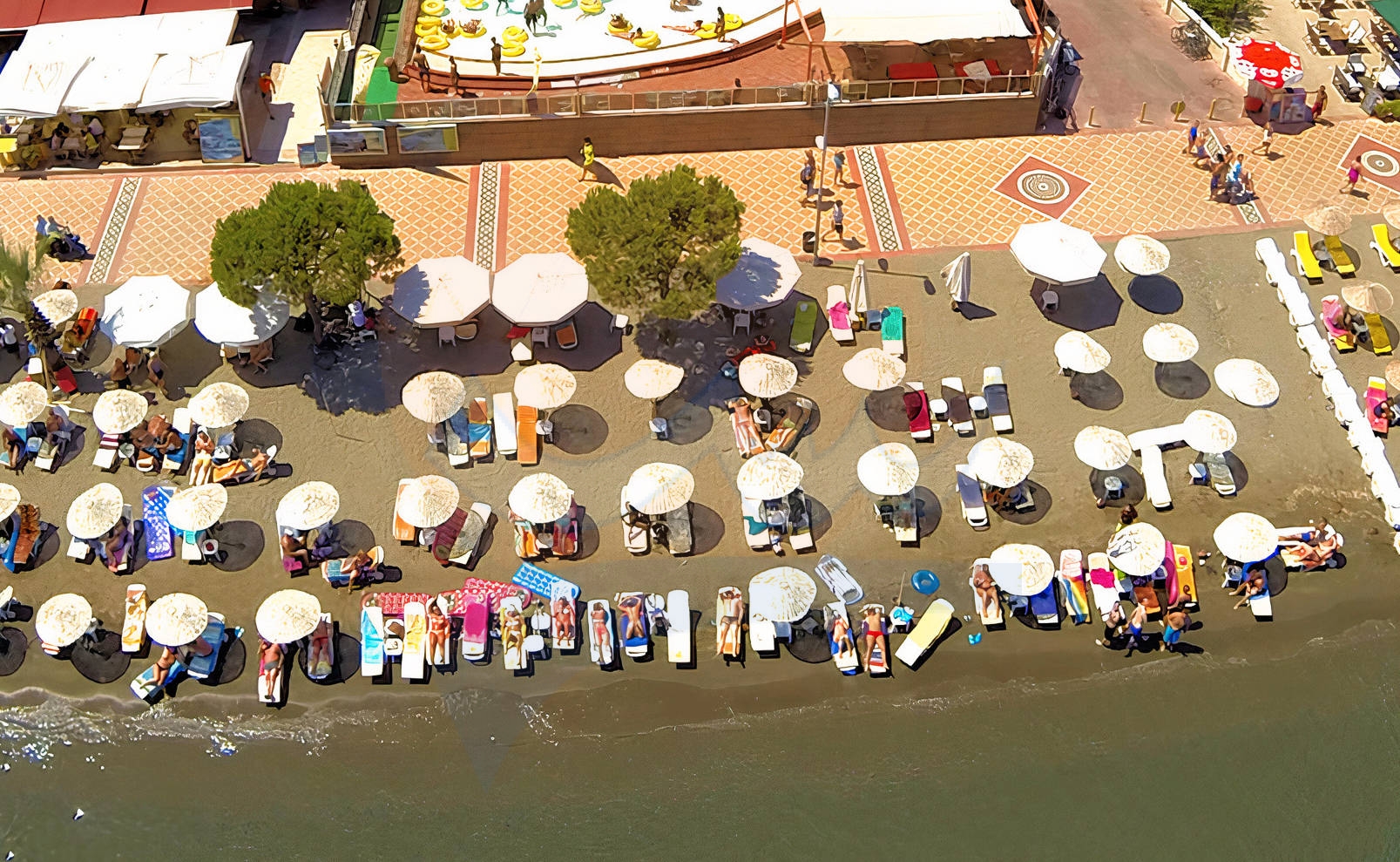 Marmaris Atlantis Su Parkı Plajı Marmaris Atlantis Su Parkı Plajı